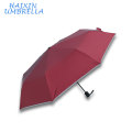 2018 New Design Manual Open Cheap Promotion Telescopic 3 Folding Compact Windproof Custom Purple Children Umbrella UV Protection